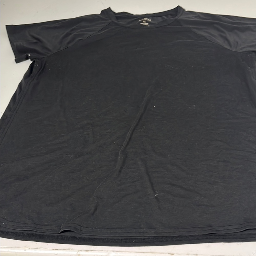 Tek Gear XL Workout Gear Black Short Sleeve Oversized T Shirt